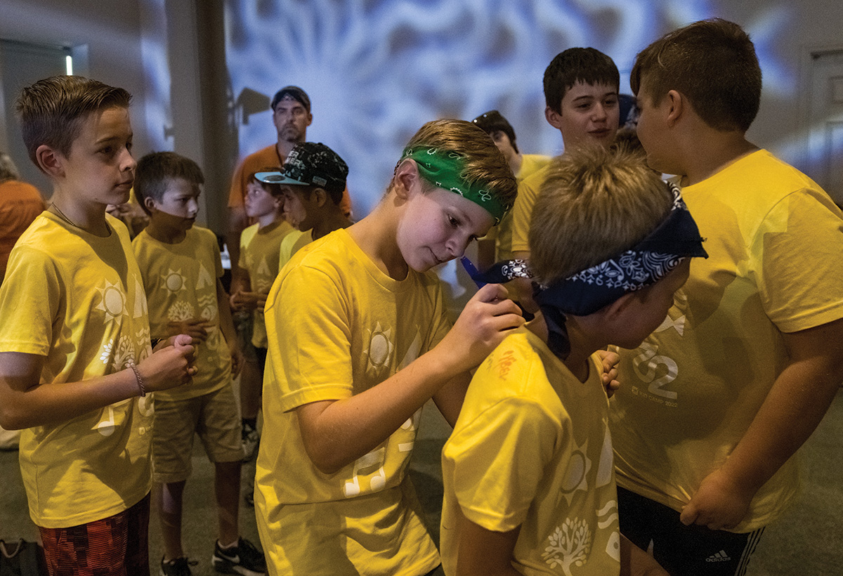 Kid camp lesson activity